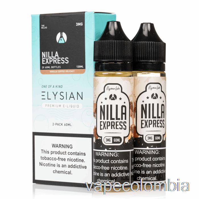 Kit Vape Completo Nilla Express - Elysian Labs - 120ml 6mg